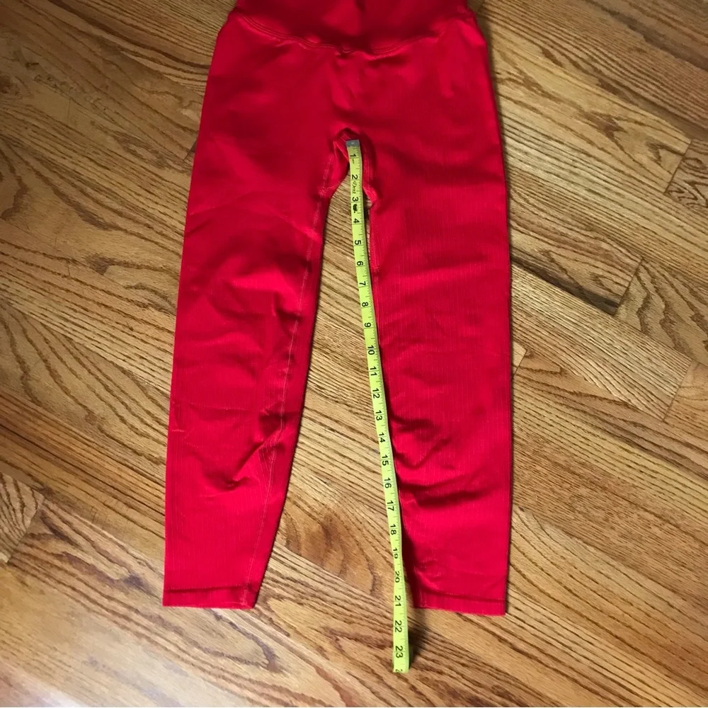 Victorias Secret PINK Bright Red Leggings - Picture 6 of 8